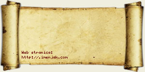 Žaklina Rudja vizit kartica